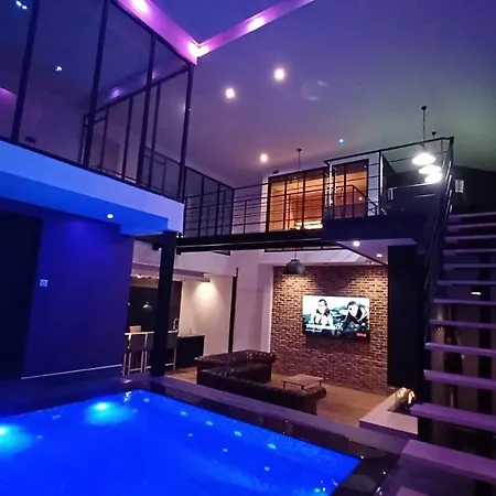 Loft D Architecte Spa Sauna Billard 12 Places Ultra Contemporain Ferriere-la-Grande Exterior foto